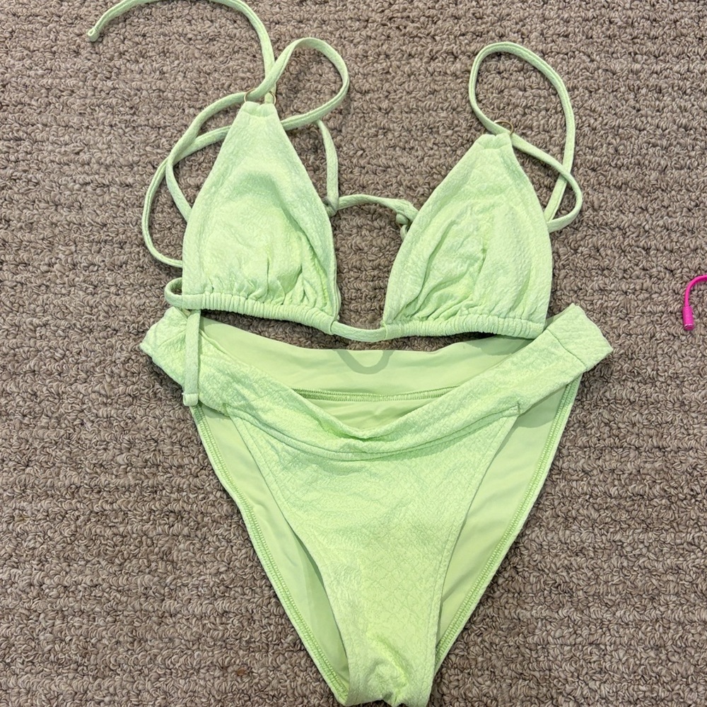 Revel Rey Light Green Bikini Set